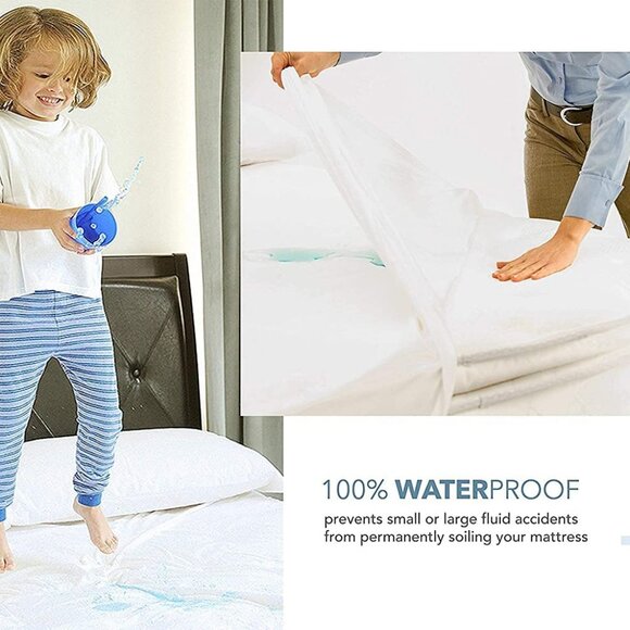 Twin Waterproof Premium Mattress Covers Protector - Picture 3 of 6